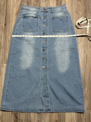 Light Blue Denim Button thumbnail 5