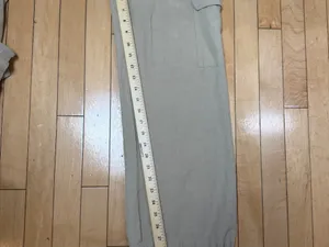 Bershka European Linen Blend Cargo Wide Leg Pants Trousers Size Small thumbnail 5