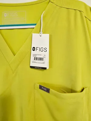 Figs Limeade Catarina Scrub Top thumbnail 4