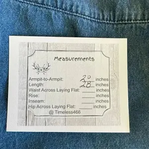Andrea Jeans Sleeves Denim Blue Button Down Algodon Casual Minimalist Bohemian W thumbnail 11