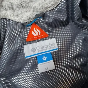 Columbia Omni-Heat Grey Ripstop‎ Puffer Jacket Womens XS Full Zip Insulated Coat thumbnail 3