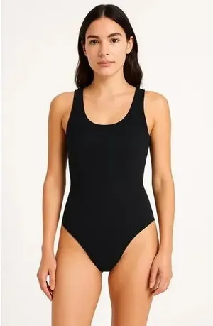 Abercrombie and Fitch Soft A&F Black Bodysuit thumbnail 1