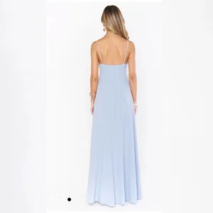 Show Me Your Mumu Madrid steel blue maxi dress XXS thumbnail 3