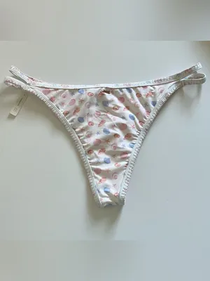 {Hollister} Brand New High-leg Embroidered Strappy Cheekiest Bikini Bottoms thumbnail 6
