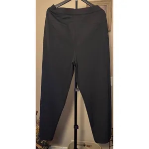 Halara High Waisted Pleated Tapered‎ Dress Pants Black Petite XL 1117245 thumbnail 2