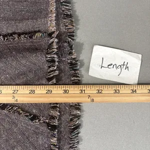 Urban Woman TEX Tweed Skirt Fits Size 6 Purple Fringe Wool Academia Career Y2K thumbnail 10