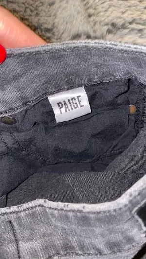 Paige Dark Grey Women’s Skinny Jeans 28 thumbnail 6