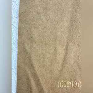 Roberto Cavalli Tan Scarf Luxurious Fringe Wrap thumbnail 4