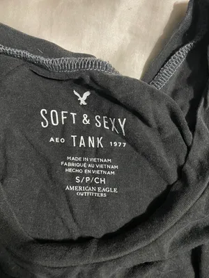 American Eagle Soft And Sexy Gray Tank thumbnail 3