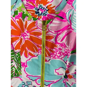 Lilly Pulitzer X Target Nosey Posie 4 Dress Bright Floral Pink Green Shift thumbnail 5