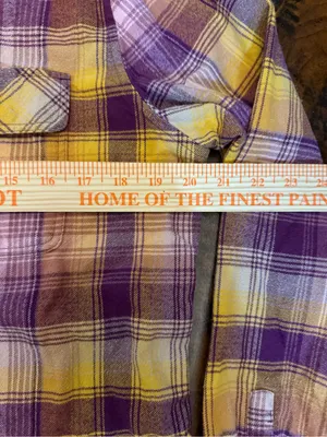 Patagonia Women's Long-Sleeved Organic Cotton Midweight Fjord Flannel Shirt L thumbnail 4