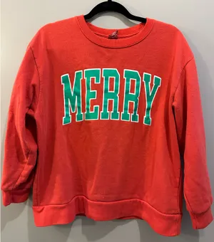 Comfort Colors Dec 25th Merry Holiday Christmas Crewneck Sweatshirt thumbnail 1