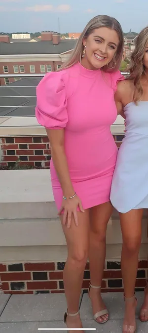 Forever 21 Pink Cocktail Dress Short thumbnail 1