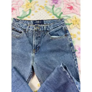 LEE Jeans Women's Flare Blue Denim Glitter Sparkle Style 5 Made‎ in Mexico thumbnail 9