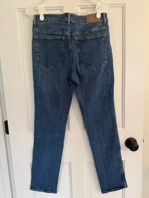 Madewell Mid‎ Rise Stovepipe Jeans Women’s 29 Blue Straight Leg Denim thumbnail 2