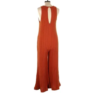 NWT Free People FP Beach Easy Living Sweater One-Piece in Terracotta Jumpsuit S thumbnail 12
