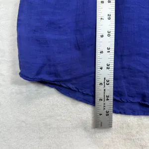 Theory Mistina Dress Sleeveless Drawstring‎ Waist Bright Violet Size 4 READ thumbnail 3