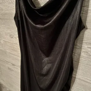 Forever‎ Rose Couture Black Asymmetric Cowl Neck Ruched Midi Dress Womens 3X NWT thumbnail 2
