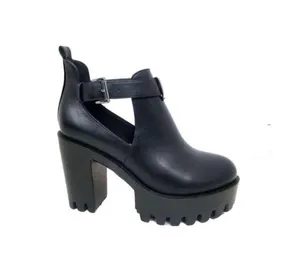 Chunky Lug Sole Bootie Black Size 5.5 thumbnail 4