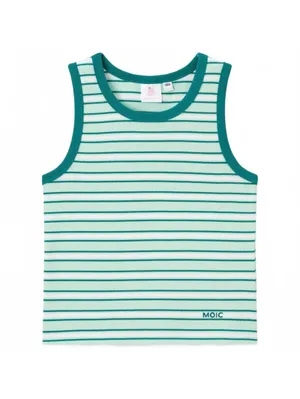 Uniqlo GU Cotton Multi-Striped Tank Top Museum of Ice Cream NWT Small thumbnail 2