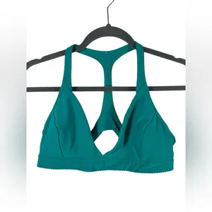 Lululemon All Day Breeze Bra Viridian Green Size 10 Strappy Sports Bra thumbnail 3