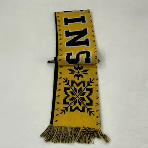 Boston Bruins NHL Hockey Reebok Team Logo Acrylic Winter Scarf Scarve Unisex thumbnail 2