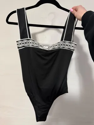 Princess Polly Bodysuit Black thumbnail 1