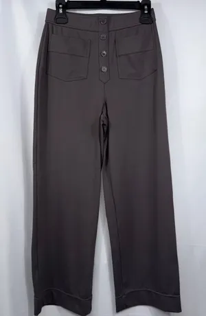 Halara Grey Button Front Wide Leg Pants Gray Size undefined thumbnail 1