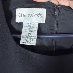 Chadwicks Womens Black Empire Waist Long Sleeve Maxi Dress Size 10 thumbnail 6
