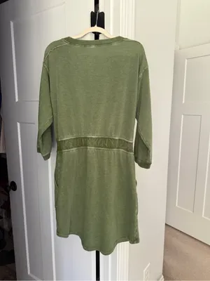 Daily practice Anthropologie‎ Terry Mini Dress green thumbnail 5