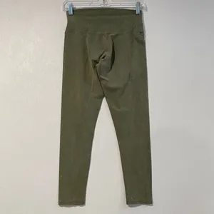 Aerie Chill Play Move Olive Leggings Women’s Medium | High Rise Soft Activewear thumbnail 2