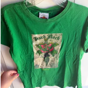 VIntage Y2K Hard Rock Cafe Moscow Green Graphic Print Short Sleeve Baby Tee S thumbnail 2