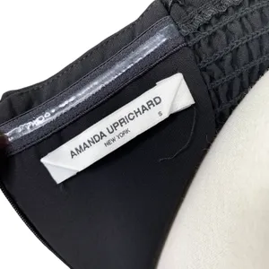 Amanda Uprichard Mandy Strapless Black Midi Dress Size S thumbnail 6