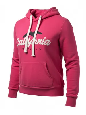 Reflex California Republic Women's Fleece Hoodie Sweatshirt thumbnail 1