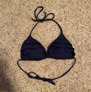 Navy Triangle Bikini Top thumbnail 1