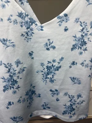 Hollister Floral Top Tank Halter thumbnail 4