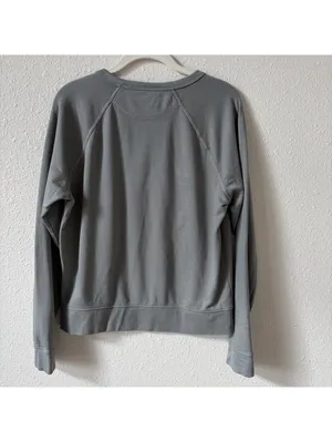 American Giant Crewneck Sweatshirt Size Small Gray Blue Minimalist Casual Cotton thumbnail 2