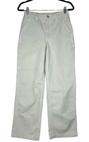 Aritzia TNA Greenwich Carpenter Pants High Waisted Twill Relaxed Size 0 thumbnail 1