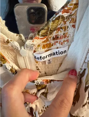 Reformation floral dress 6 thumbnail 4
