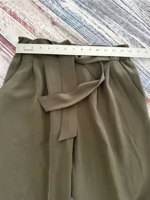 Lululemon Pleated Wide Leg Noir Pant in Dark Olive Green thumbnail 7
