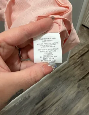 Paper heart vest dress size L new with tags linen pink thumbnail 8