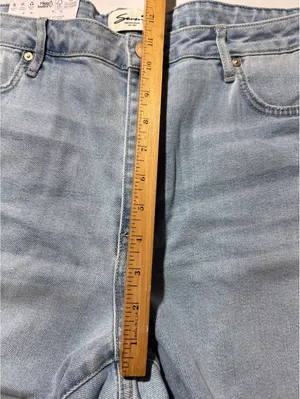 Seven7 Premium Brand Light Blue Straight Leg Jeans Size 16 thumbnail 4