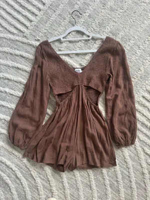 Princess Polly Brown romper thumbnail 2