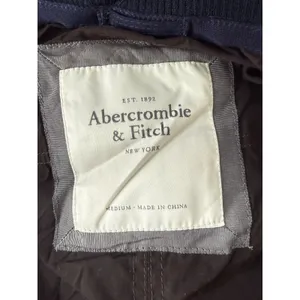 Vintage Abercrombie & Fitch Medium Navy puffer vest thumbnail 6