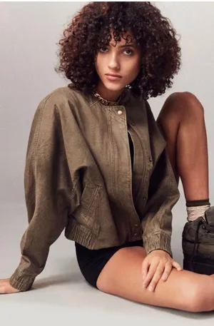 UO  Lara Utility Dolman Bomber Jacket thumbnail 5