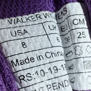Vionic Walker Classic Womens White Purple Leather Walking Shoes Size 8 thumbnail 8