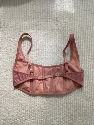 light pink corset tank top cropped thumbnail 7