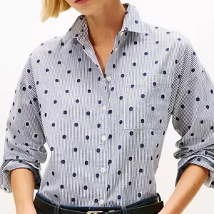 S35 Tommy Hilfiger Striped Button-Up Shirt thumbnail 1