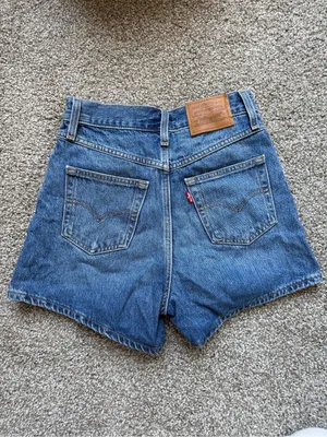 Levi's Medium Blue Denim Shorts thumbnail 2