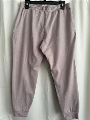 Vuori Women's Performance Joggers in Umber Heather Mauve Pink 25” Large thumbnail 3